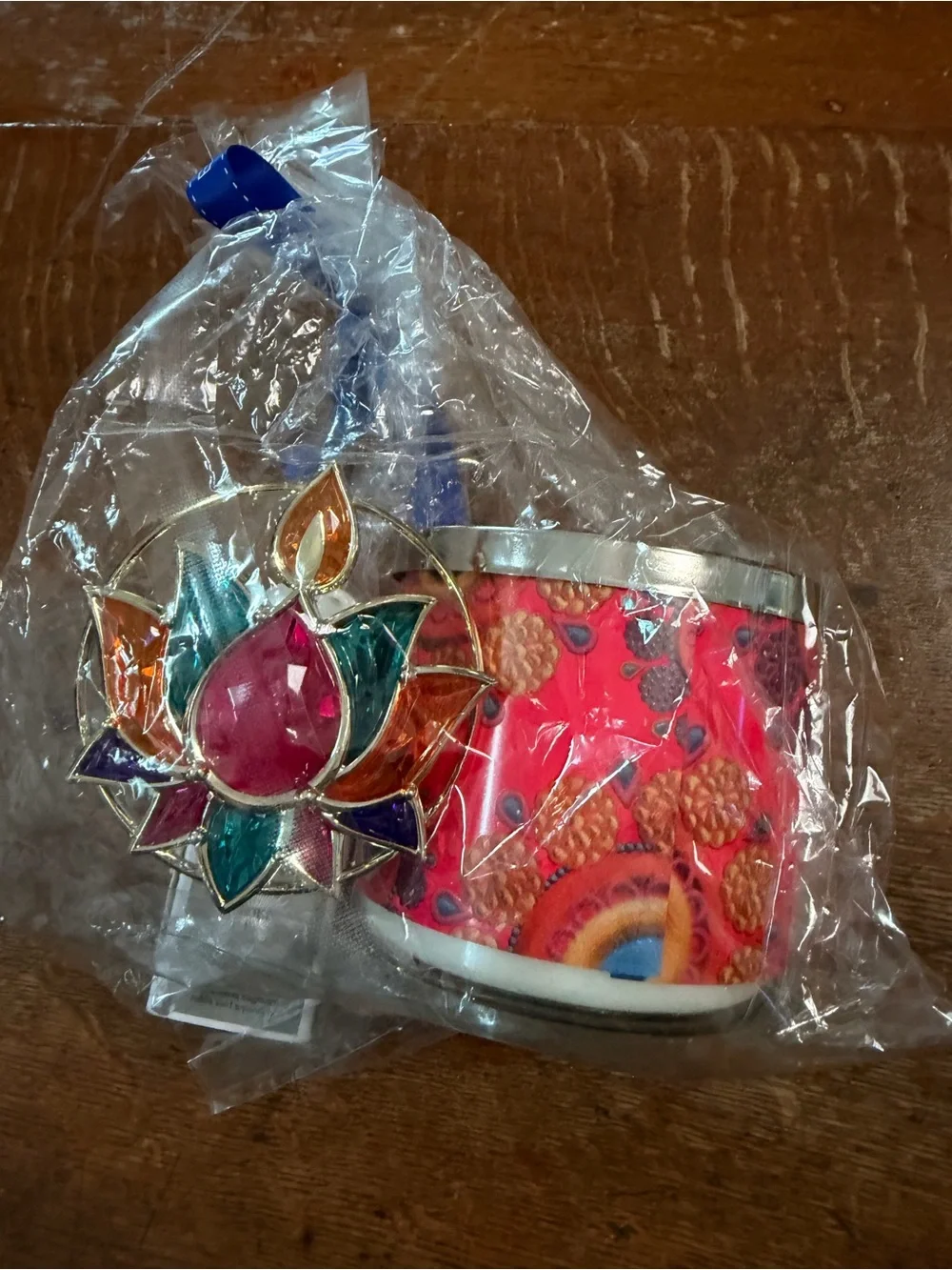 Bath & Body Works Happy Diwali Patchouli & Rosewood Candle Set NWT - Picture 3 of 3